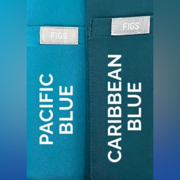 Figs Tansen Jogger Scrub Pants in Pacific Blue - Size S - Picture 12 of 12